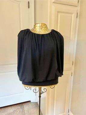 NWT Banana Republic Women’s Navy Blouson Top